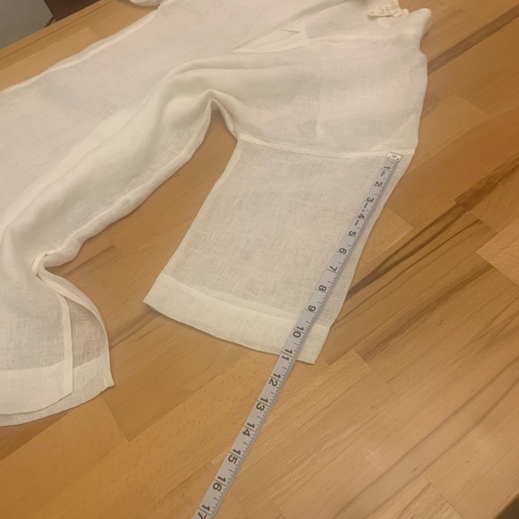 Eileen Fisher 100% organic linen white top tunic size XXS/XS TTP/TP - Picture 12 of 13